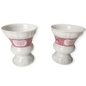 Vintage Heinrich Germany Porcelain Goblets (Set Of 2)